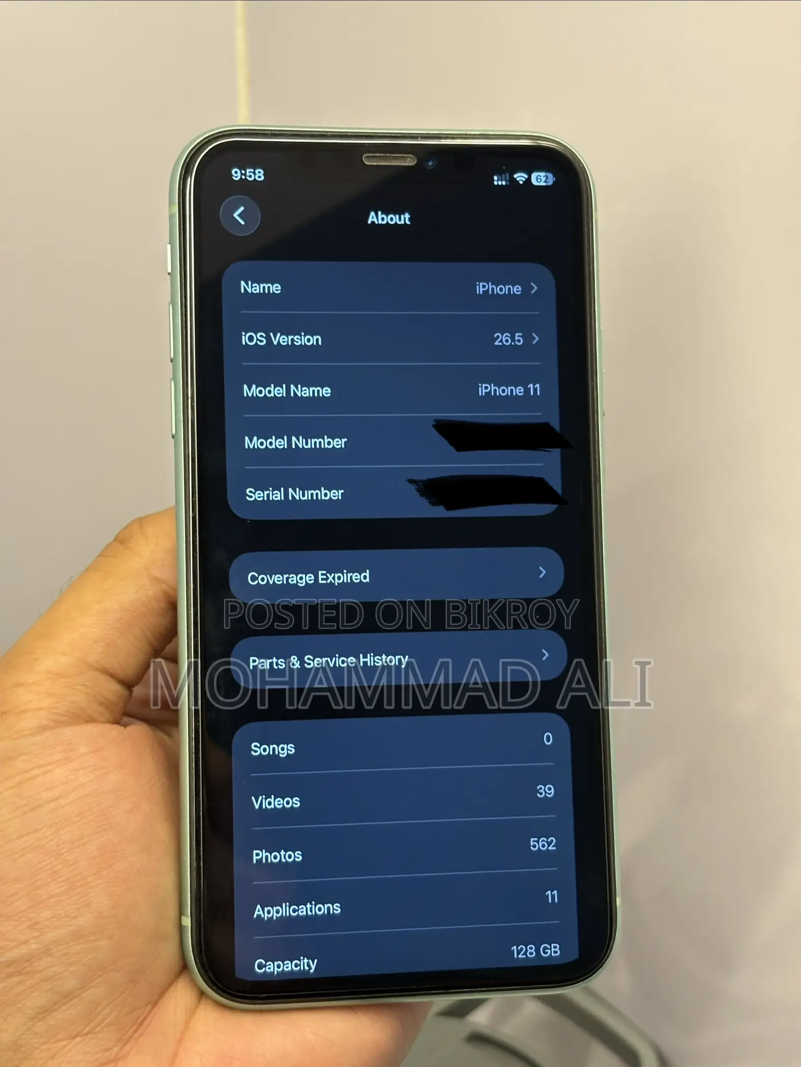 New Apple iPhone 11 128 GB Green
