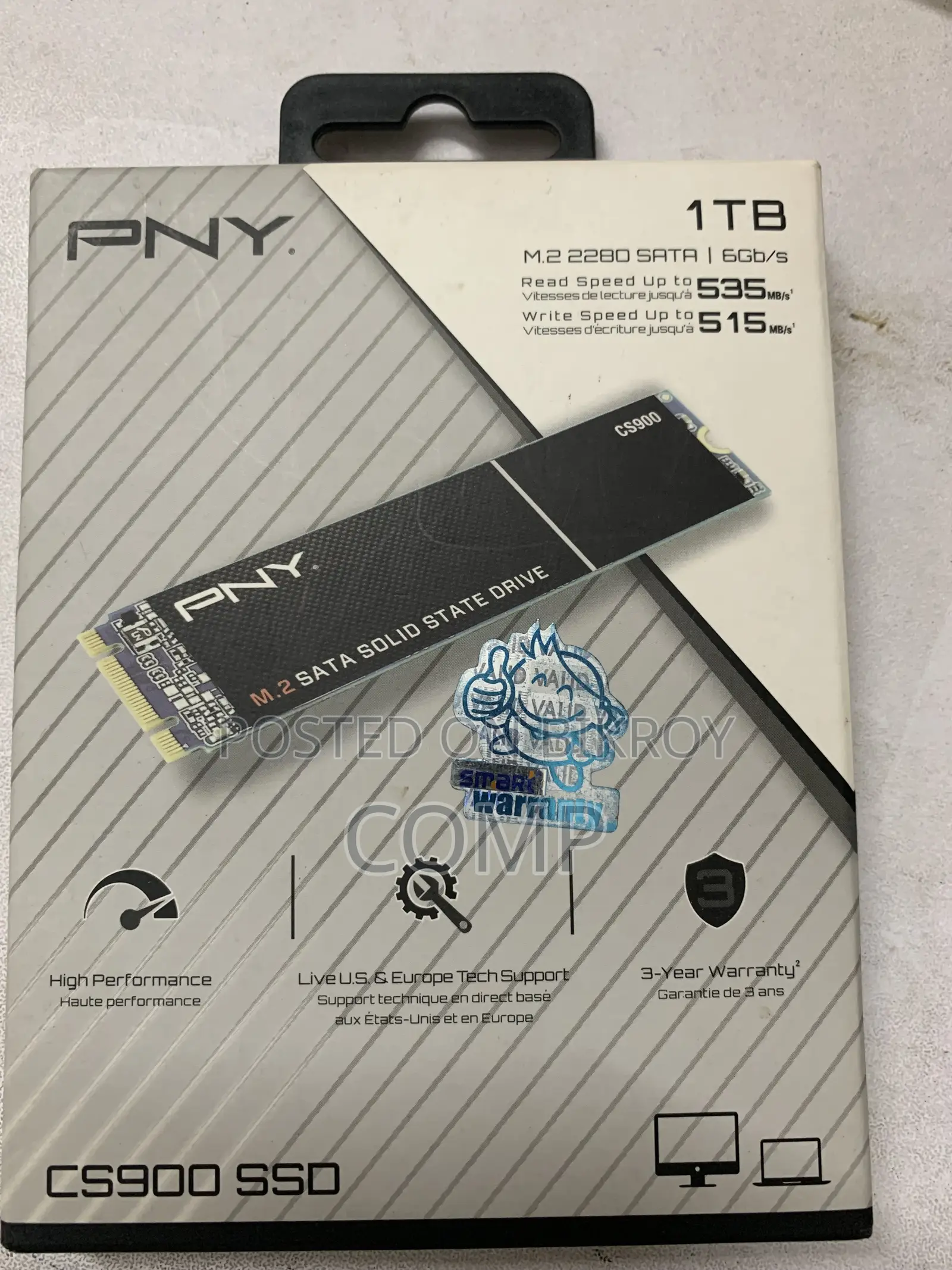 Pny Cs900 1tb M.2 2280 Ssd