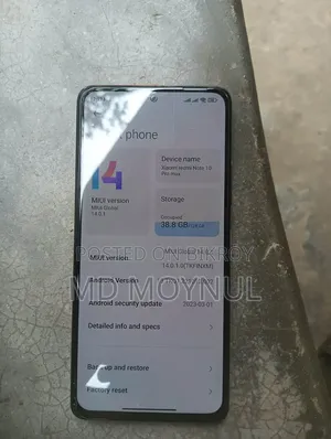 Xiaomi Redmi Note 10 Pro Max 128 GB Gold