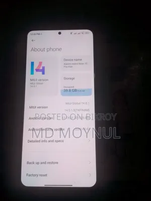 Xiaomi Redmi Note 10 Pro Max 128 GB Gold