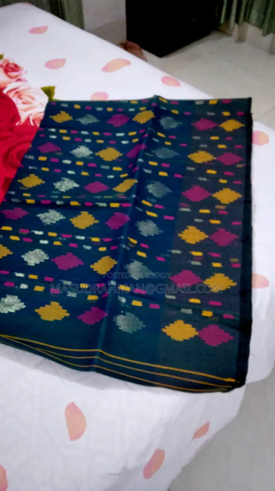 Jamdani Saree Half Silk