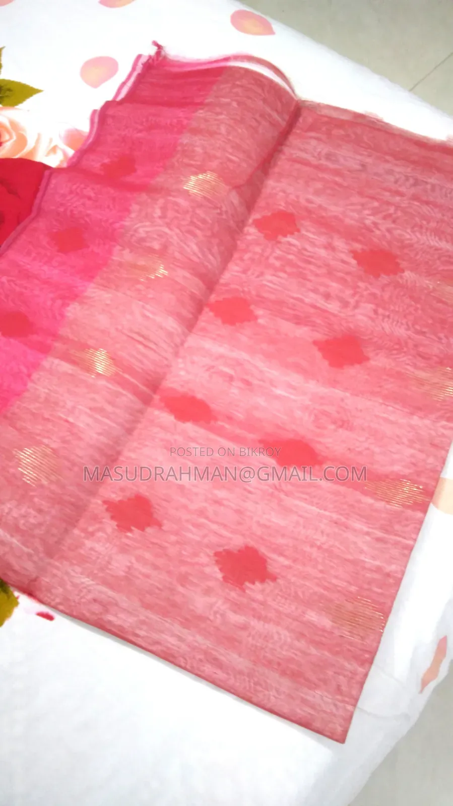 Jamdani Saree Half Silk