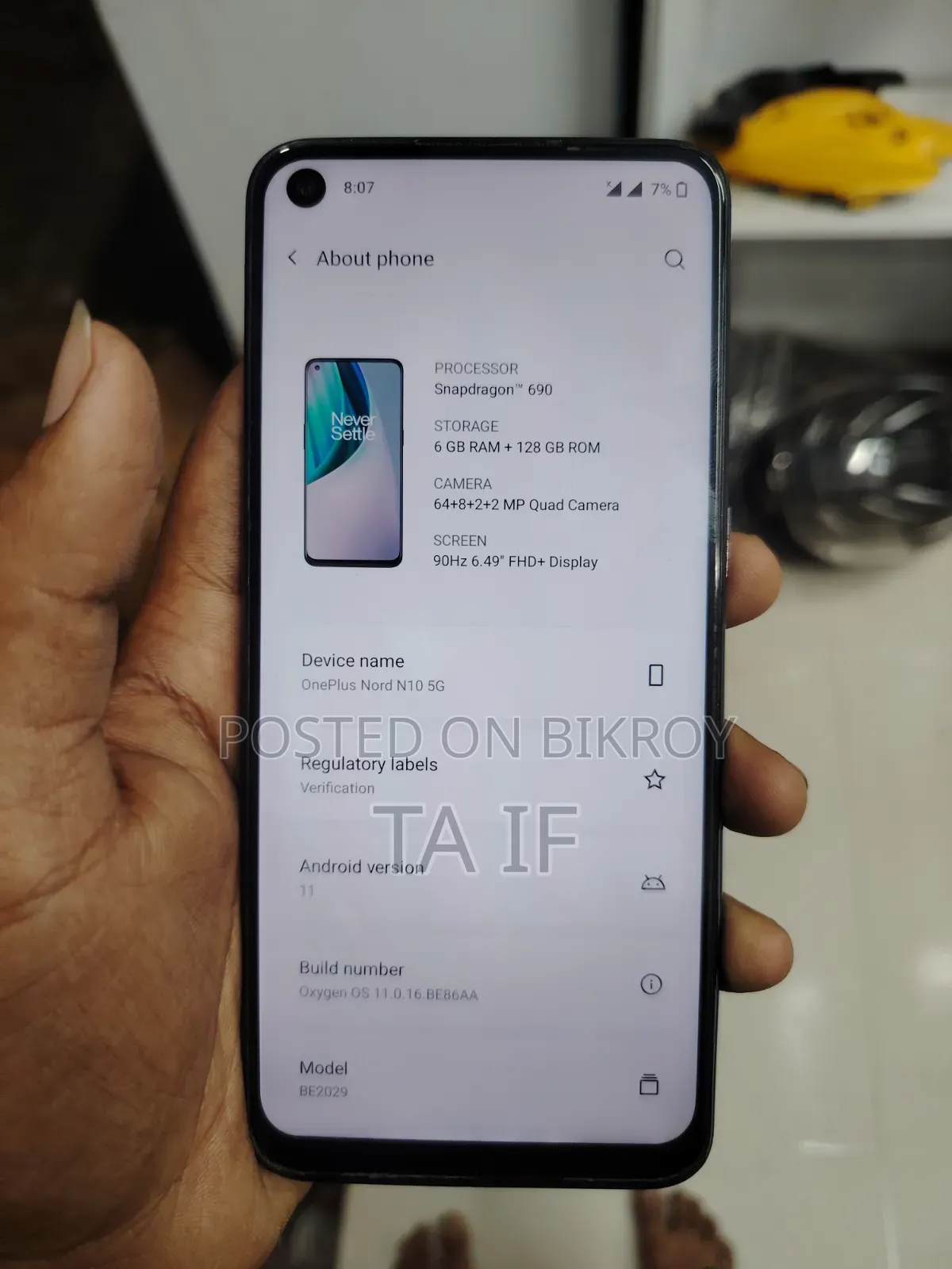OnePlus Nord 128 GB Blue