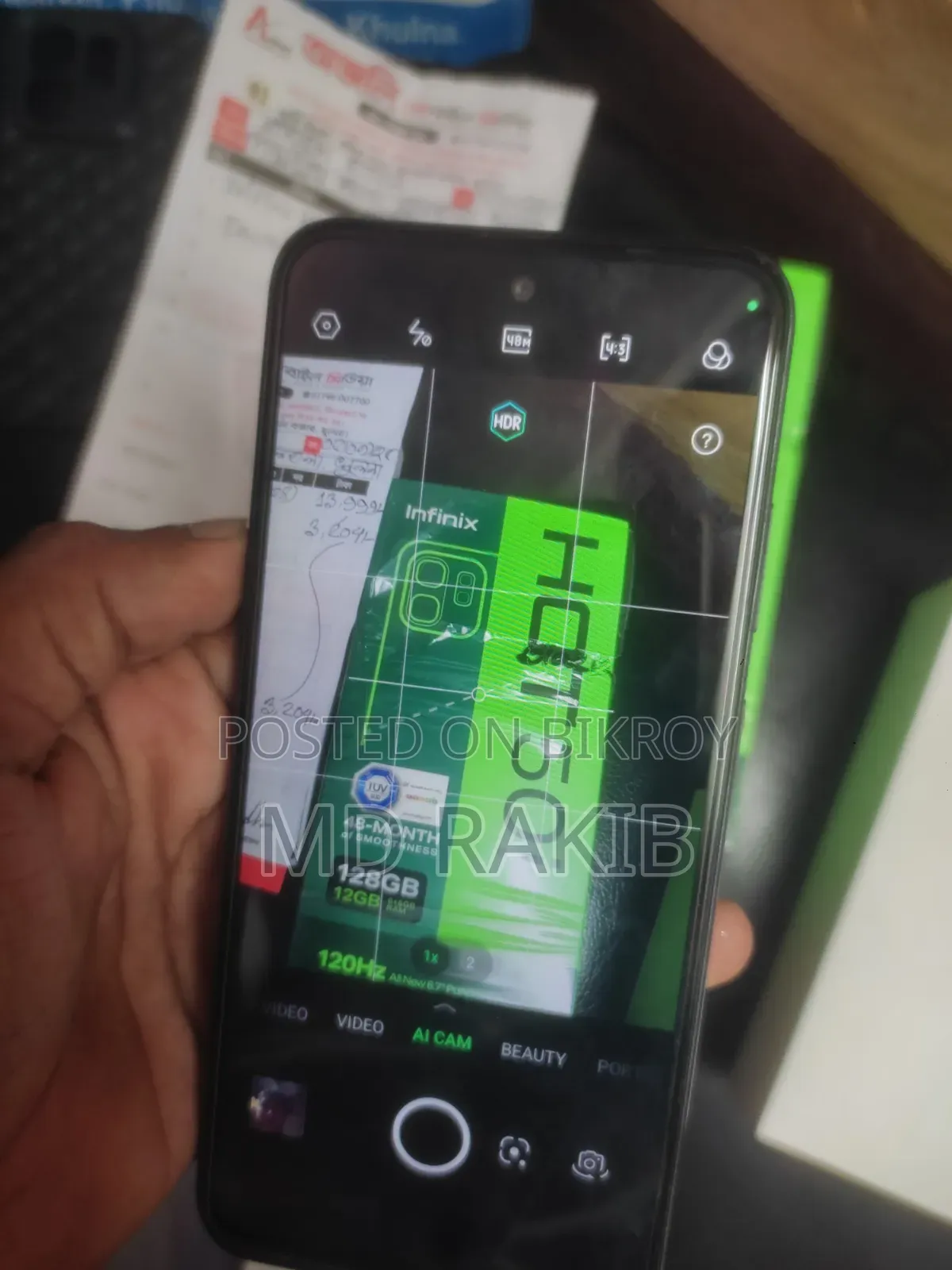 New Infinix Hot 50i 128 GB Black