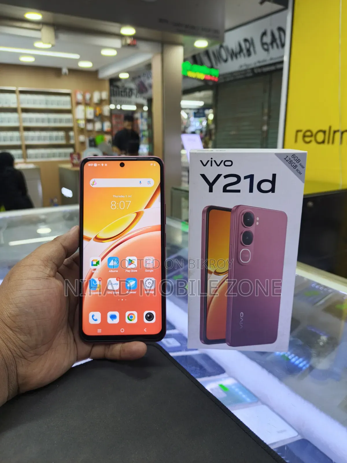 Vivo Y21d 128 GB Rose Gold