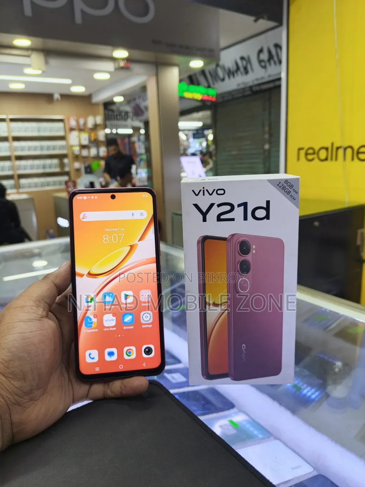 Vivo Y21d 128 GB Rose Gold