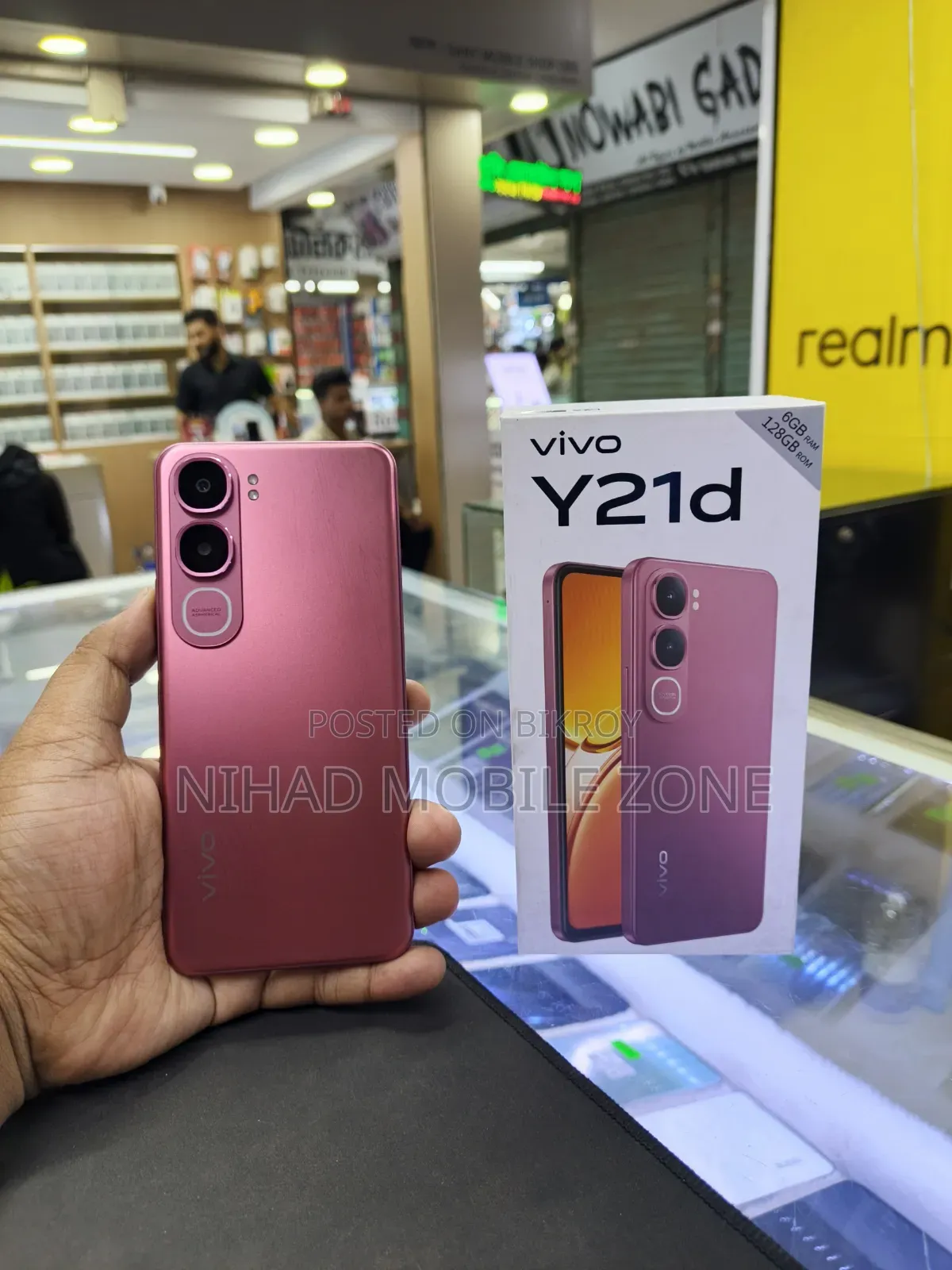 Vivo Y21d 128 GB Rose Gold