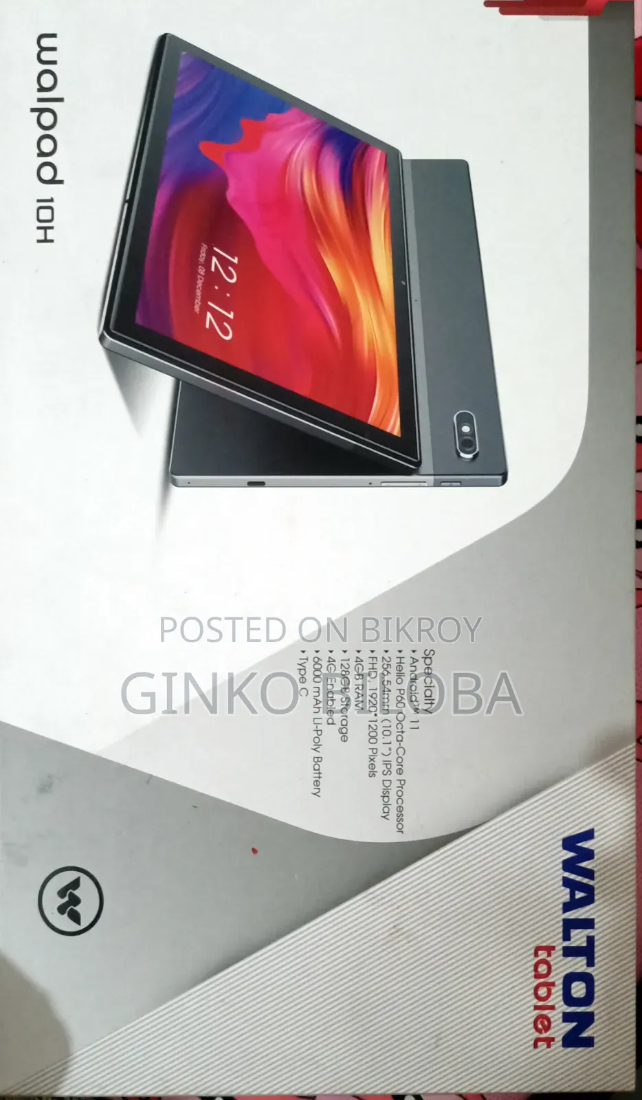 Walton Walpad 10H 4 GB Black