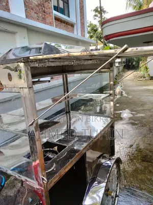 Food Cart, entirely stainless steel, no iron used