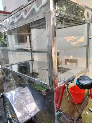 Food Cart, entirely stainless steel, no iron used