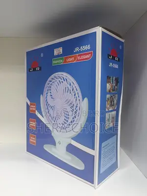 Jr-5566 Elegant Rechargeable Desk Fan