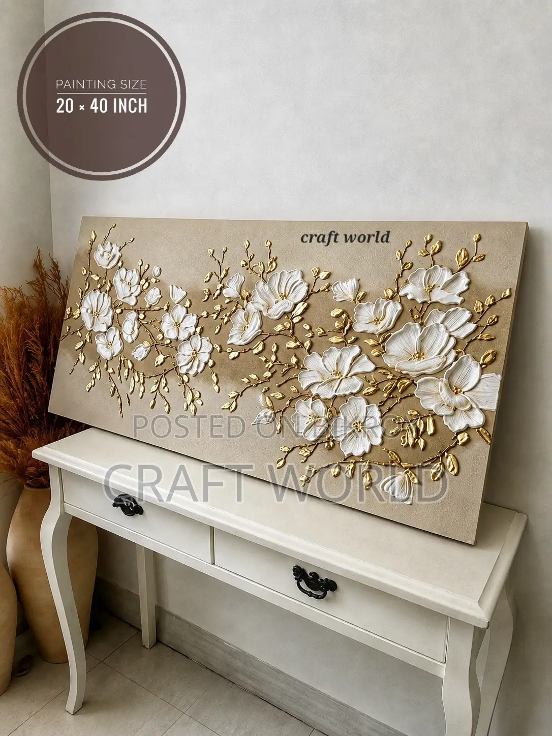 Canvas Texture Painting