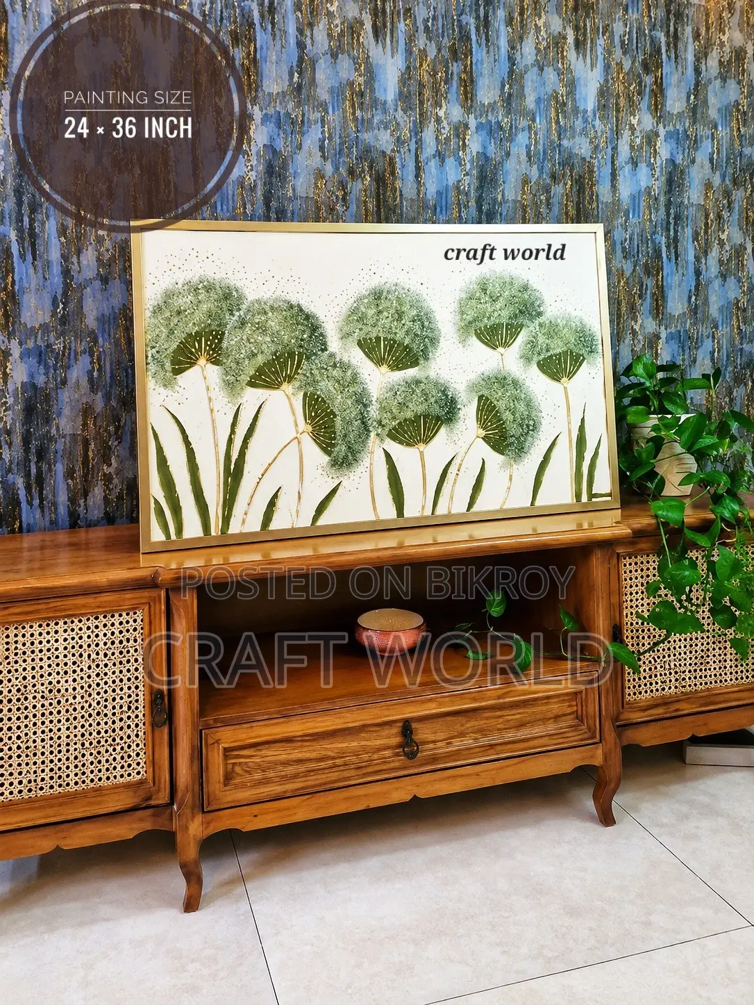 Canvas Texture Painting