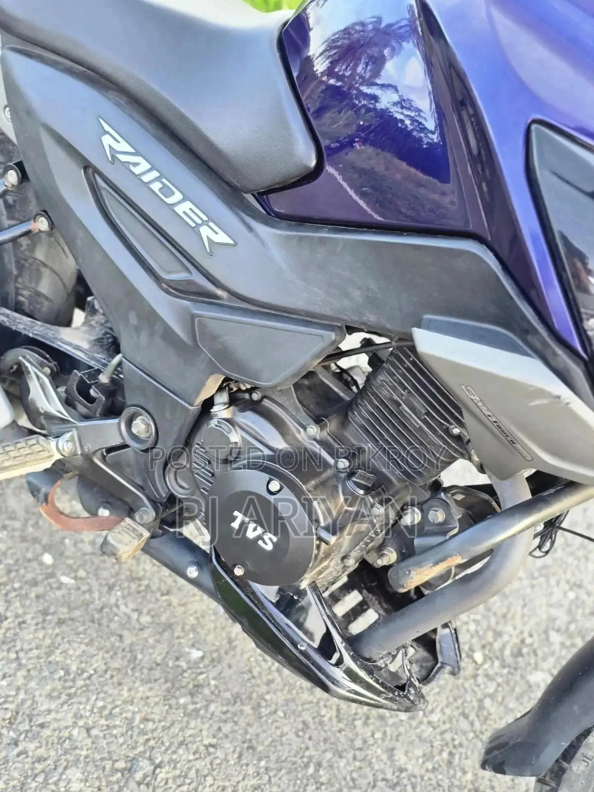 TVS Raider 125 2024 Blue