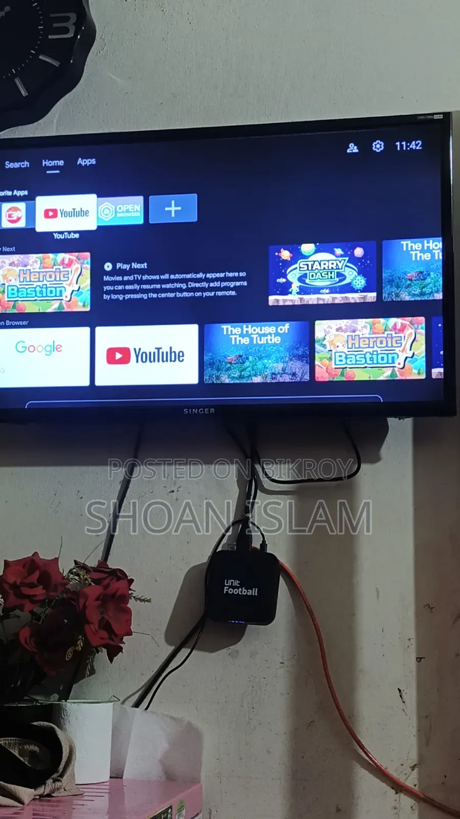 Unit Football Android Tv Box (Urgent Sale)