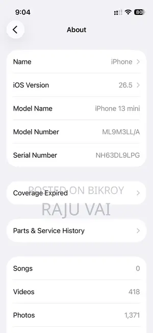 Apple iPhone 13 Mini 256 GB Blue