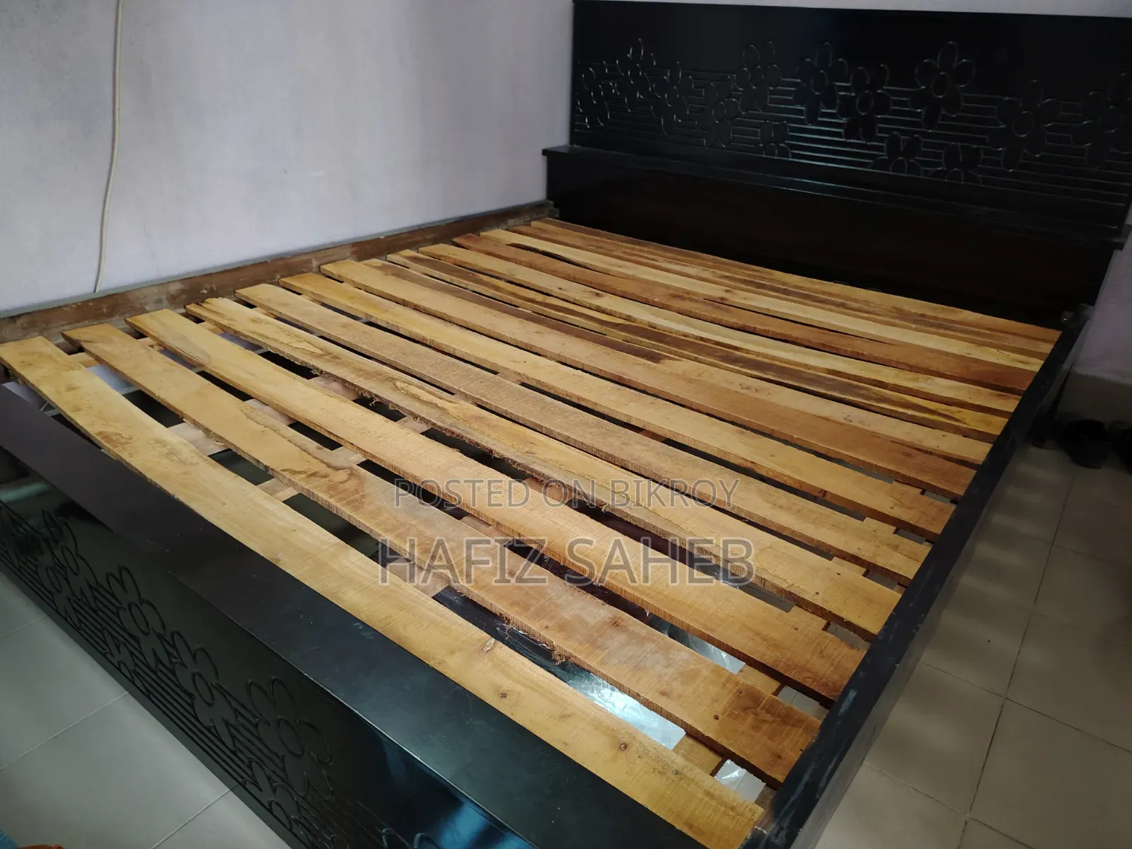 King Size Wooden Bed