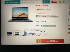 Laptop 8GB Intel Core i3 SSD 512GB