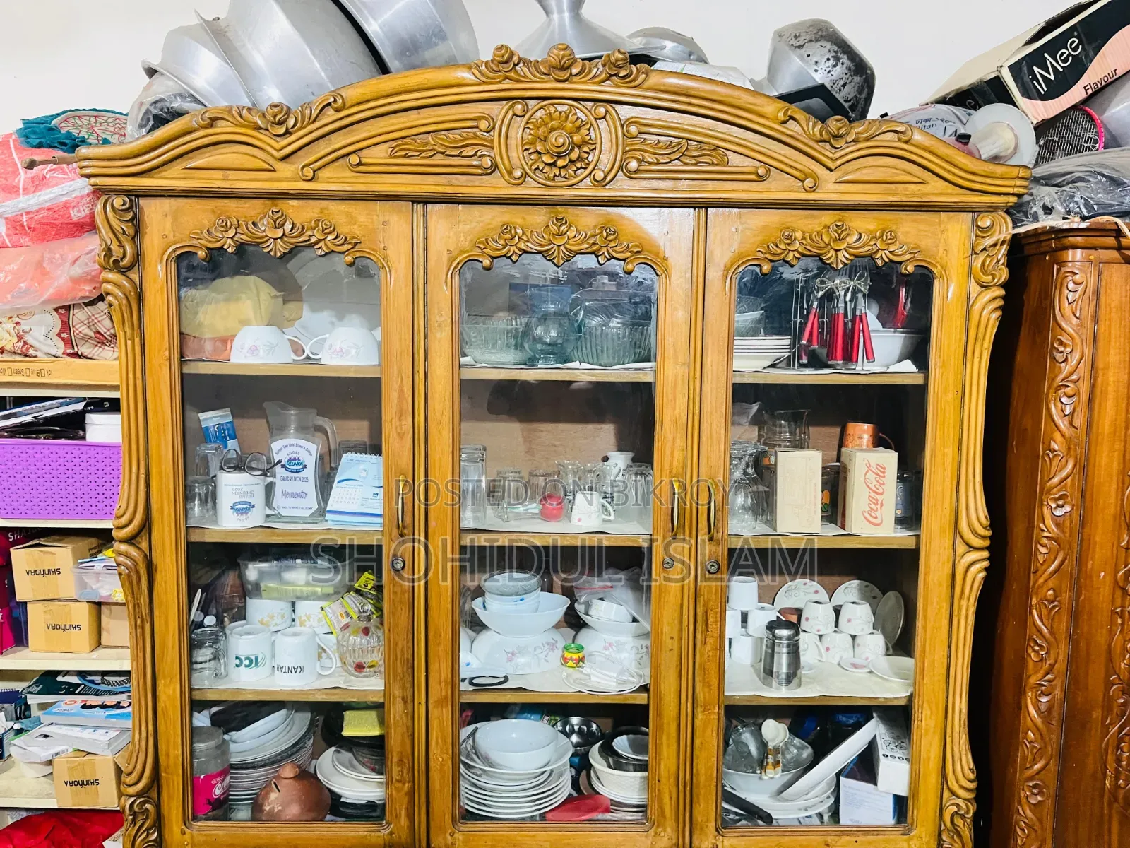 Teak Wood Showcase
