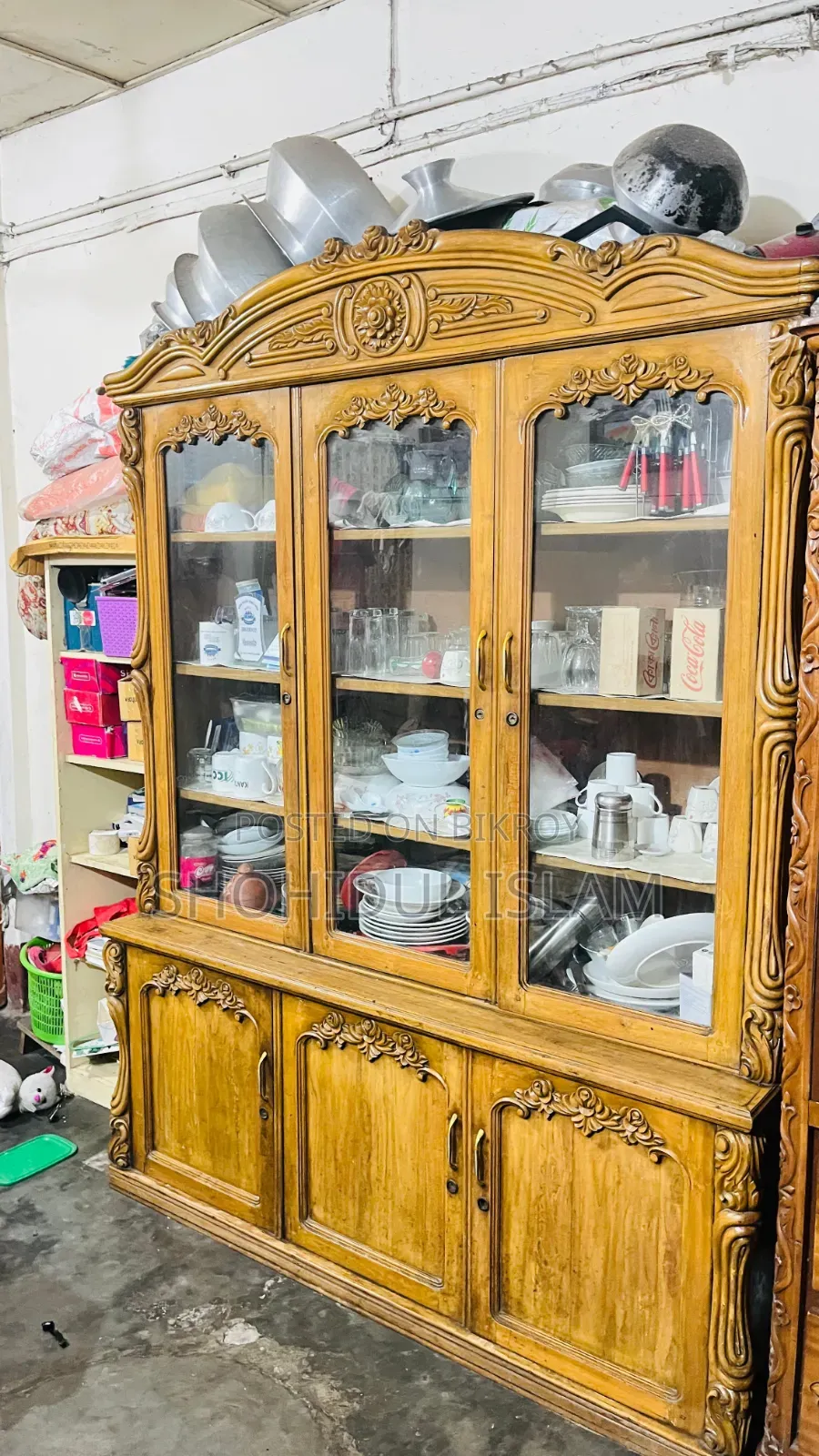 Teak Wood Showcase