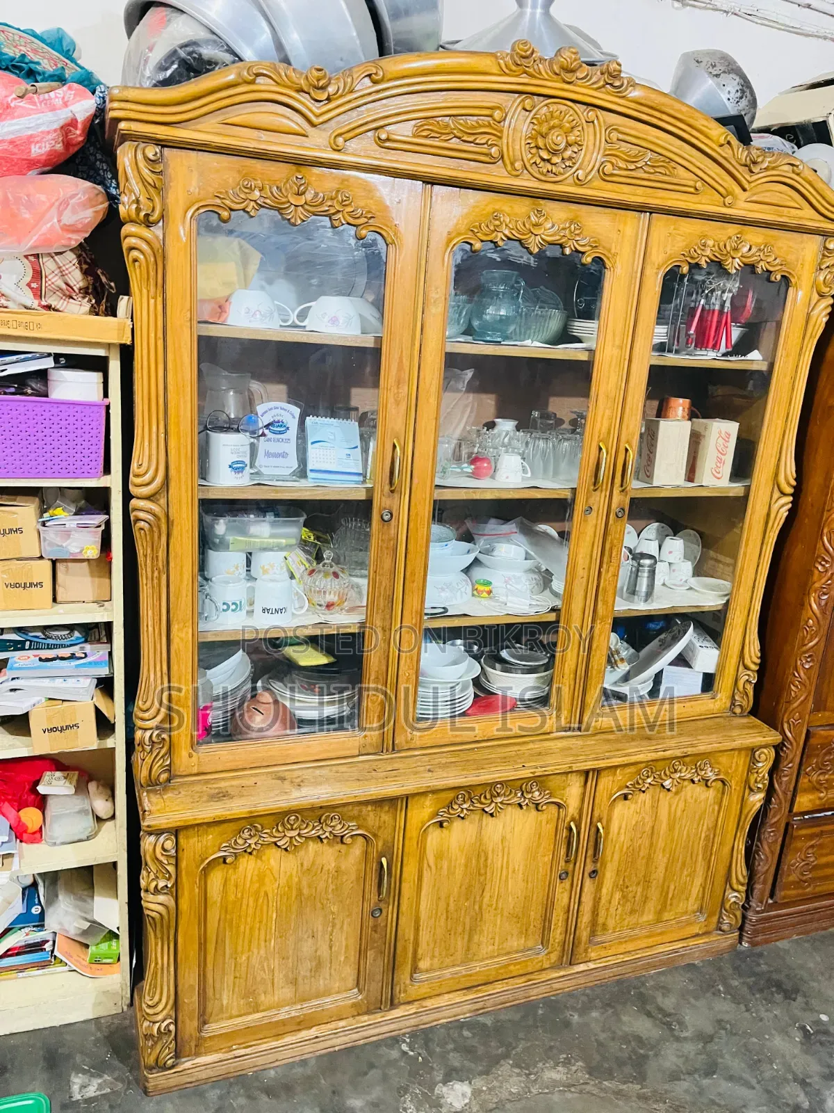 Teak Wood Showcase