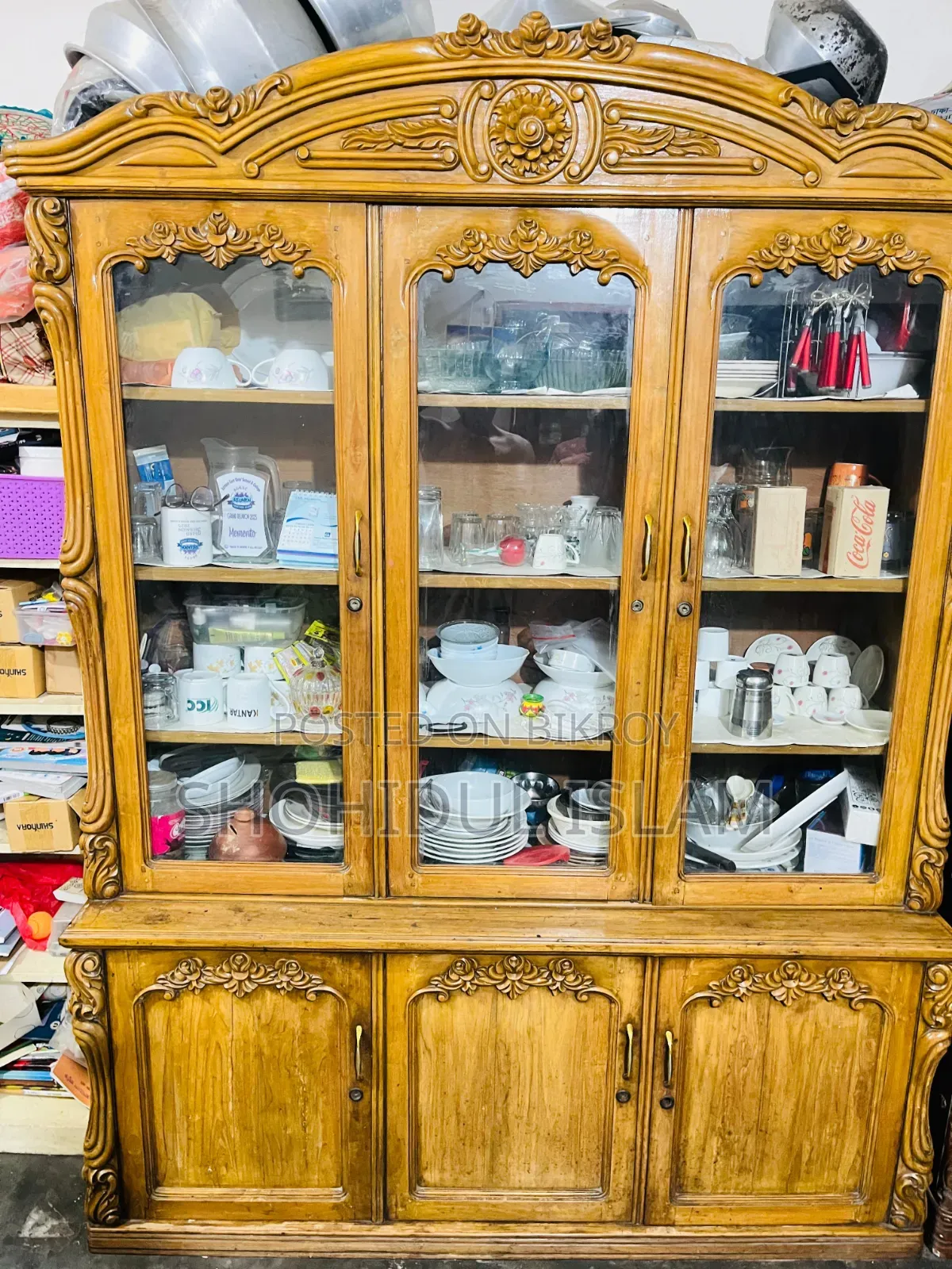 Teak Wood Showcase