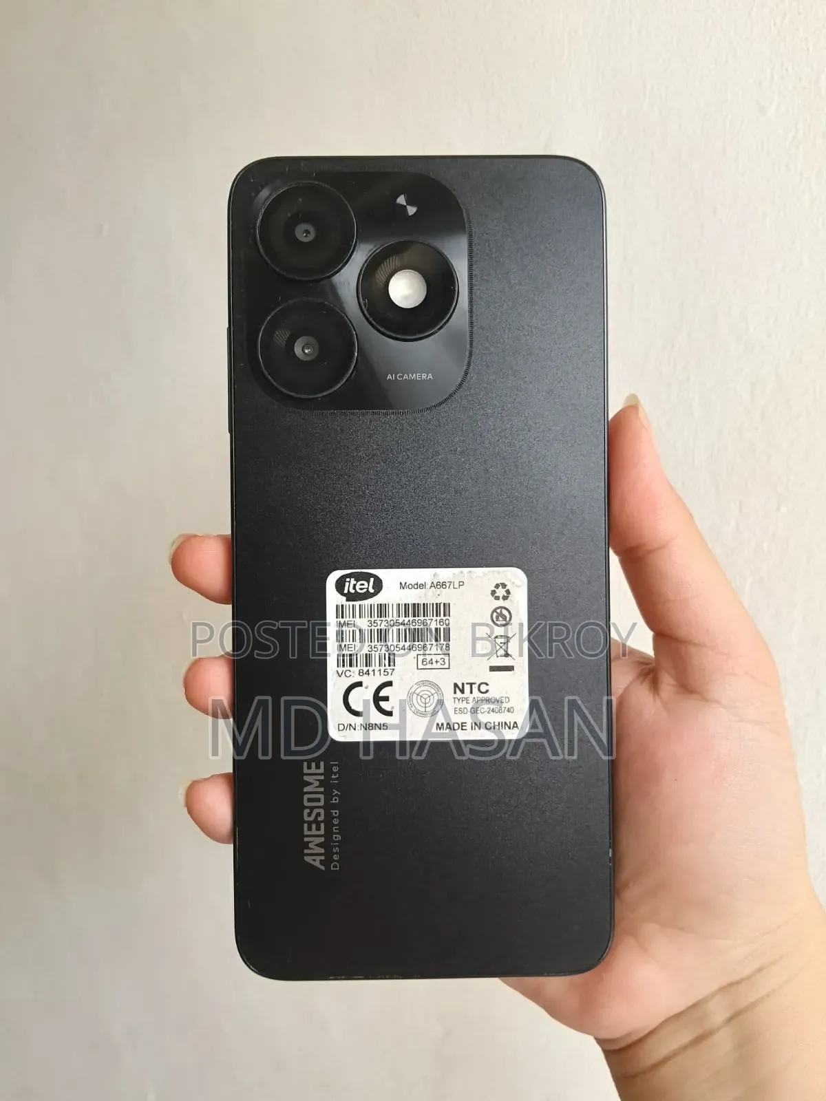 Itel A50 128 GB Black