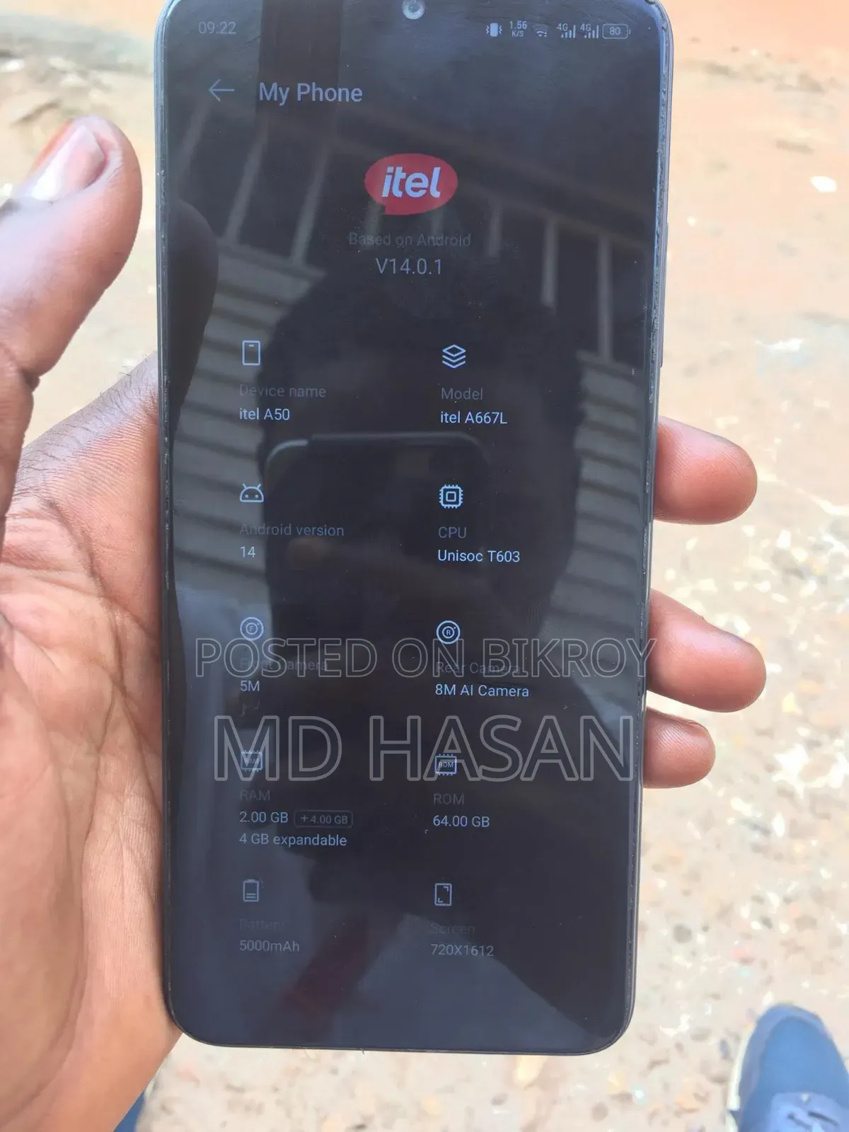 Itel A50 128 GB Black