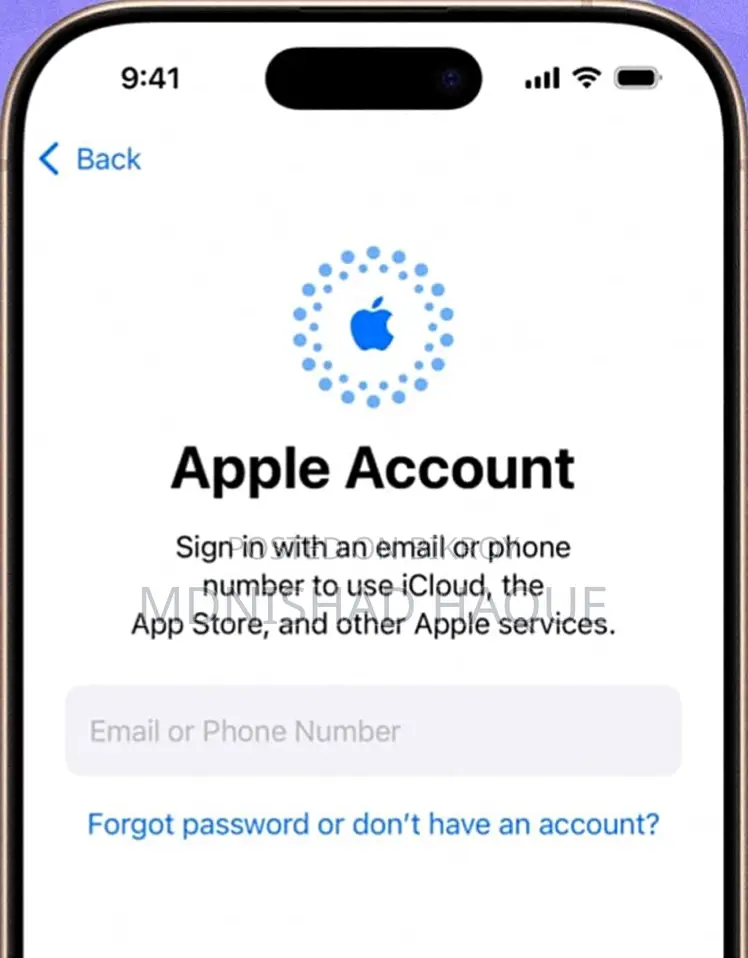 Apple Id for iPhone, iPad, or Mac.