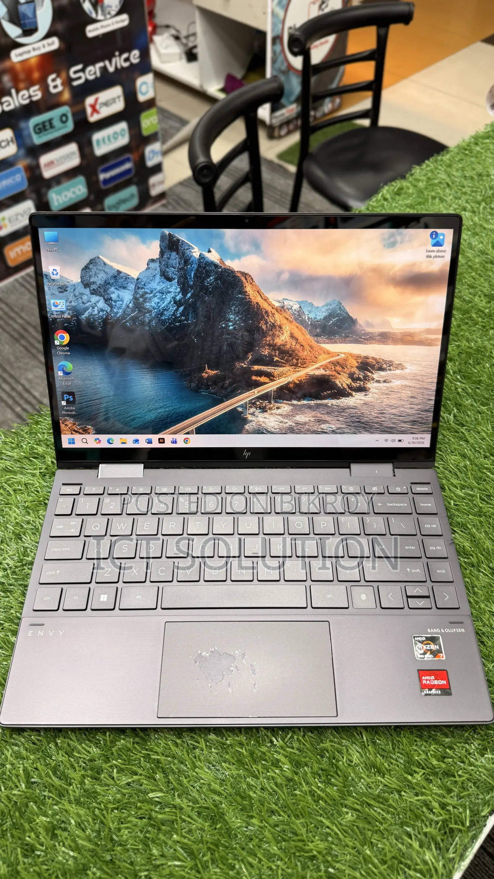 Laptop HP Envy x360 16GB AMD Ryzen 7 SSD 128GB