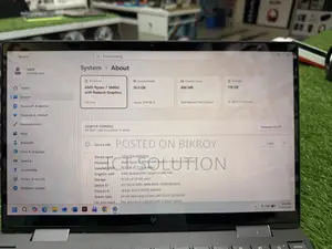 Laptop HP Envy x360 16GB AMD Ryzen 7 SSD 128GB