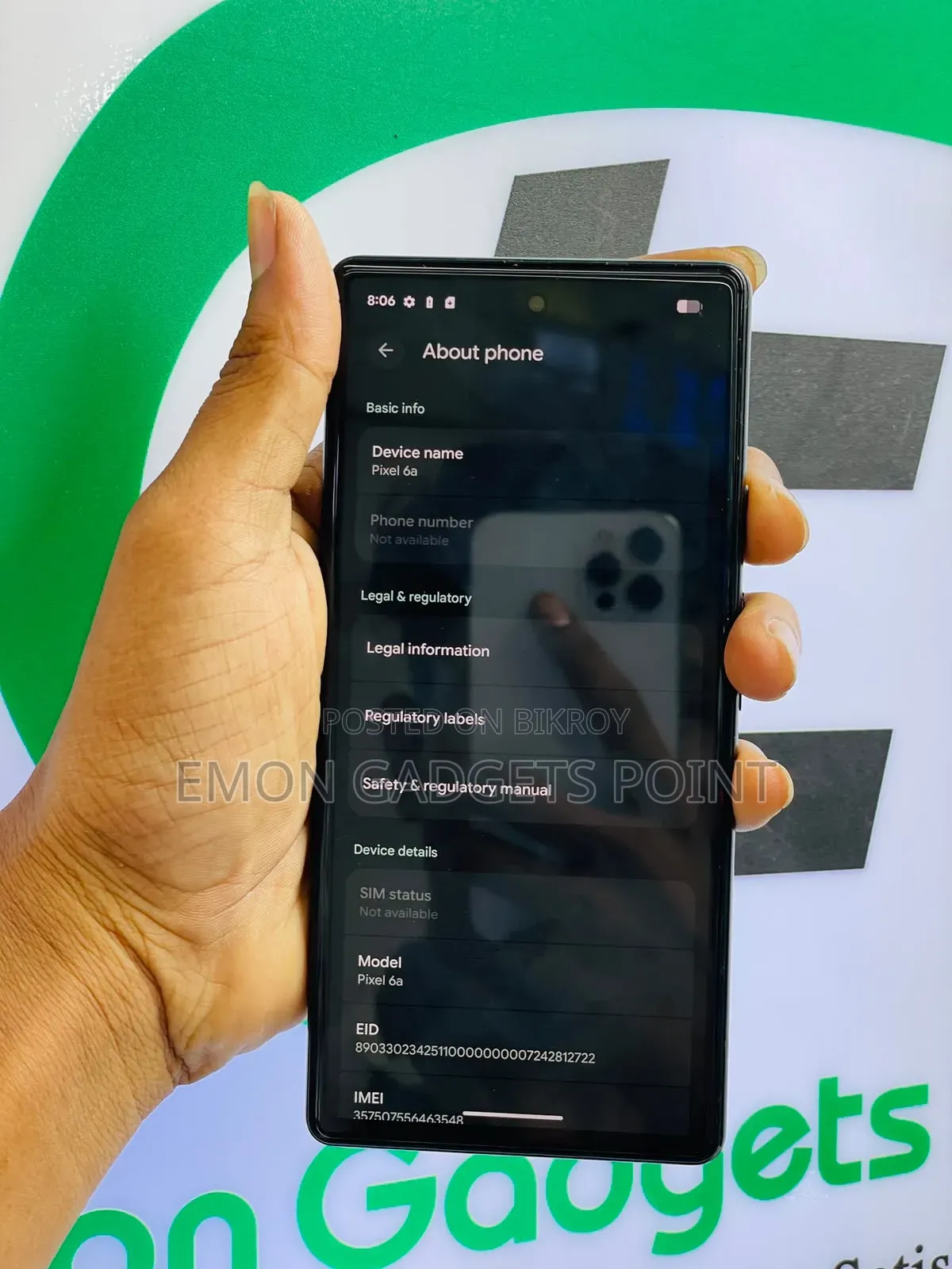 Google Pixel 6a 128 GB White