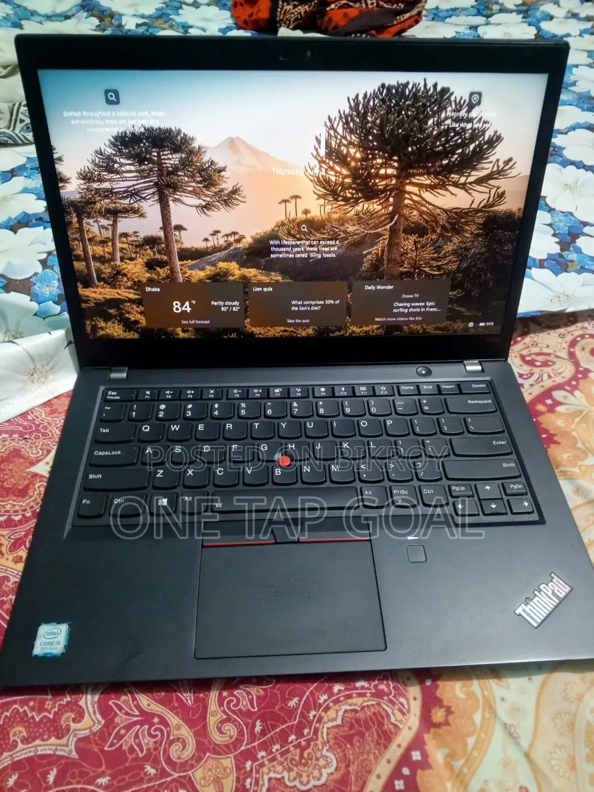 Laptop Lenovo ThinkPad T480s 8GB Intel Core I5 SSD 256GB