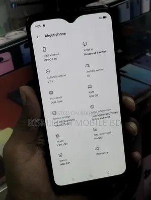 Oppo F15 256 GB Black