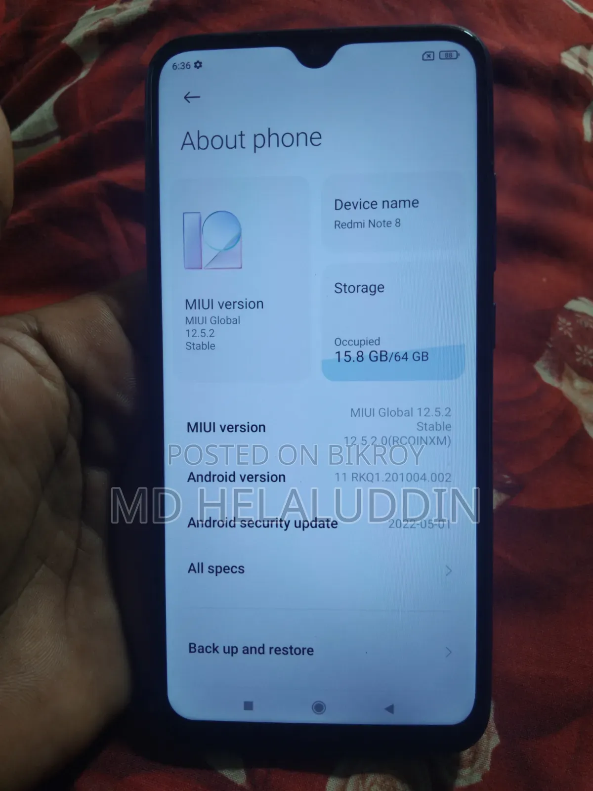 Xiaomi Redmi Note 8 64 GB Blue