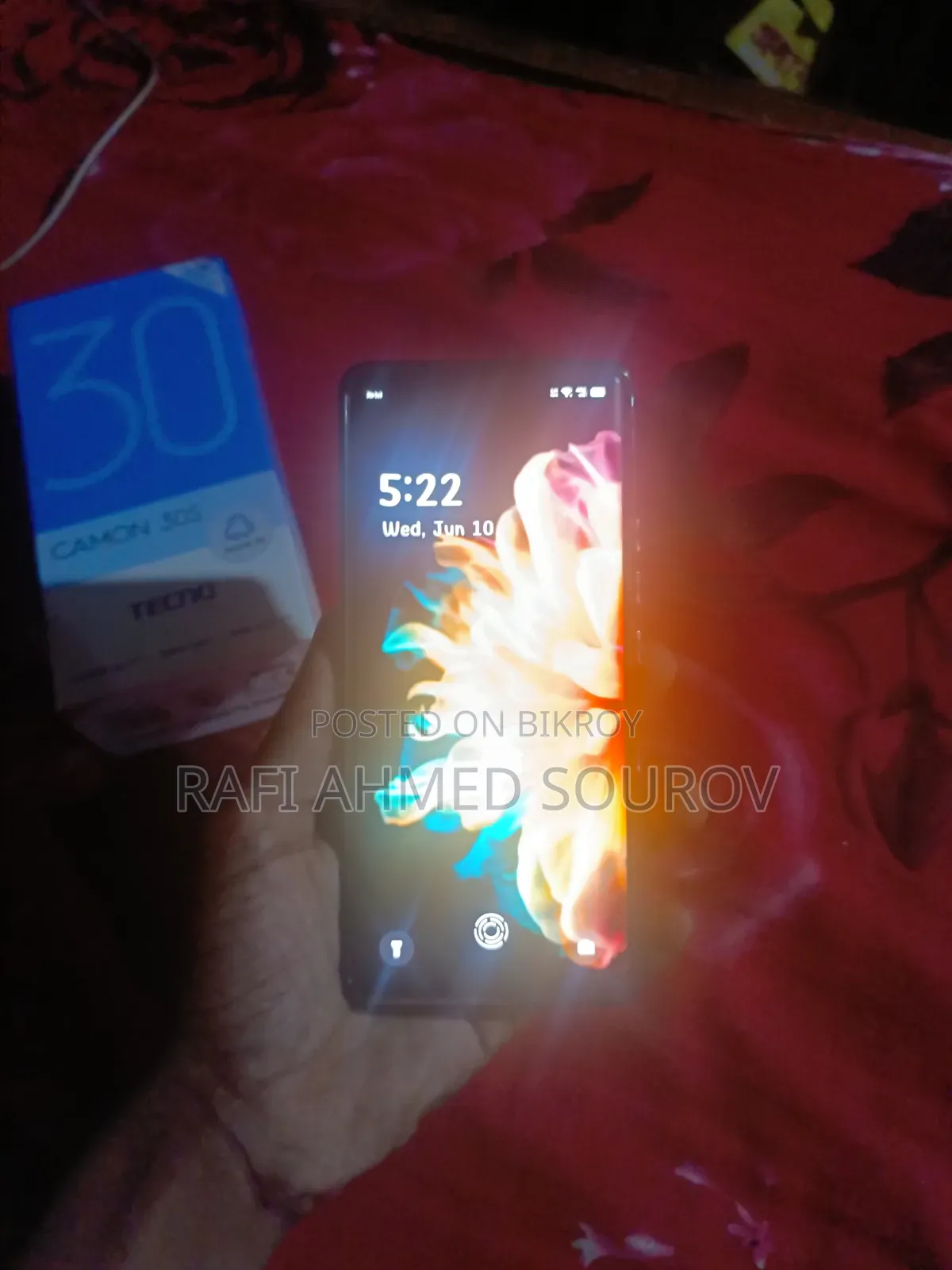 Tecno Camon 30S 256 GB Black