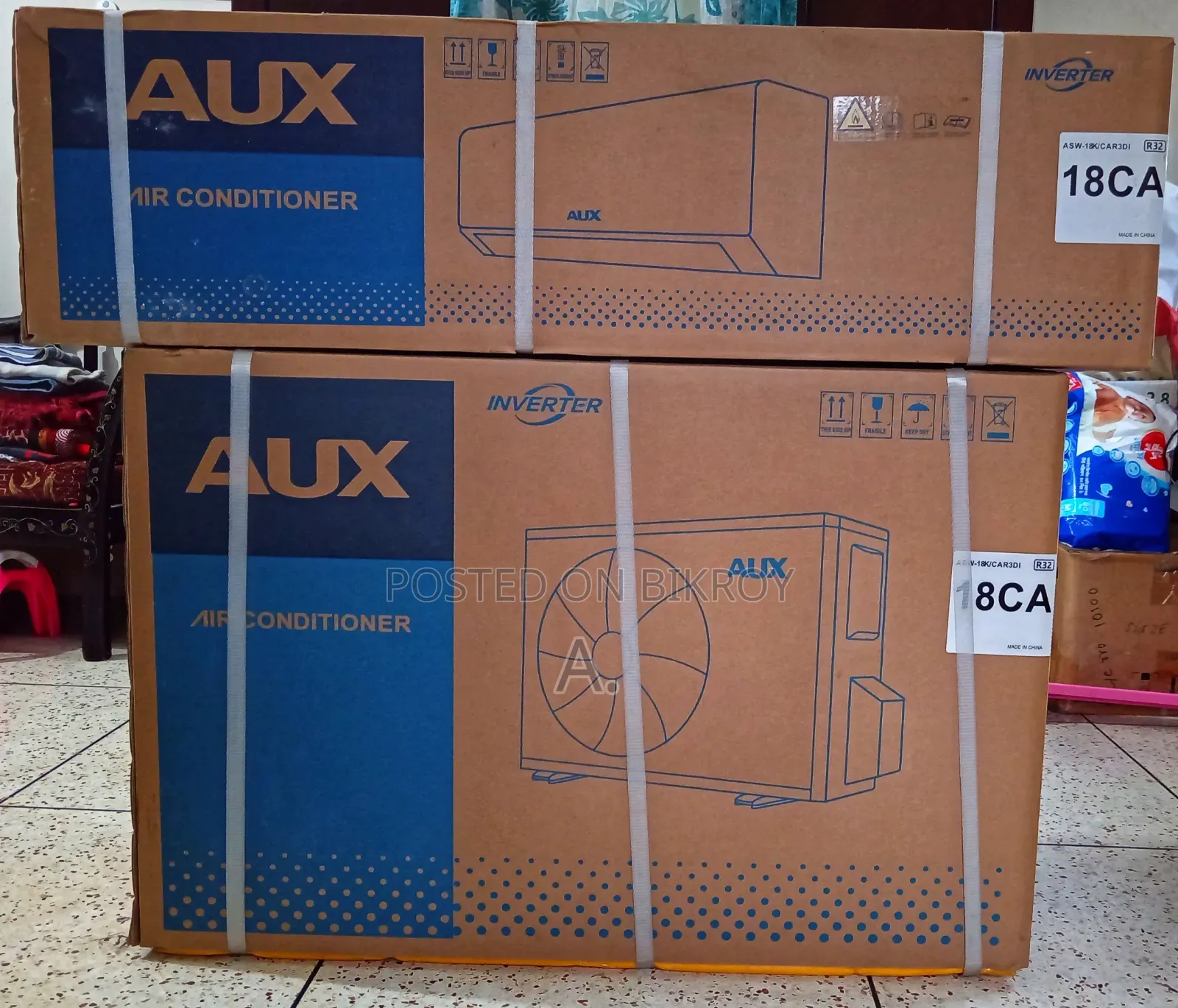 Aux 1.5 Ton Inverter Ac | Full Intake | Warranty | Invoice Available.