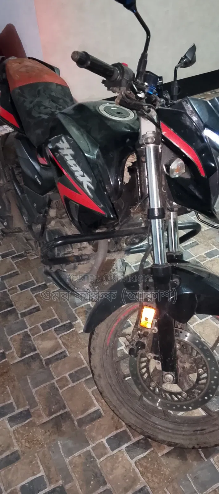 Hero Hunk 150R Dual Disc ABS 2022 Black