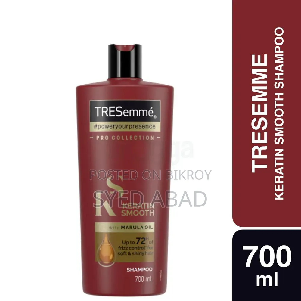 Tresemme Shampoo 700ml Keratin Smooth With Marula Oil Shampoo