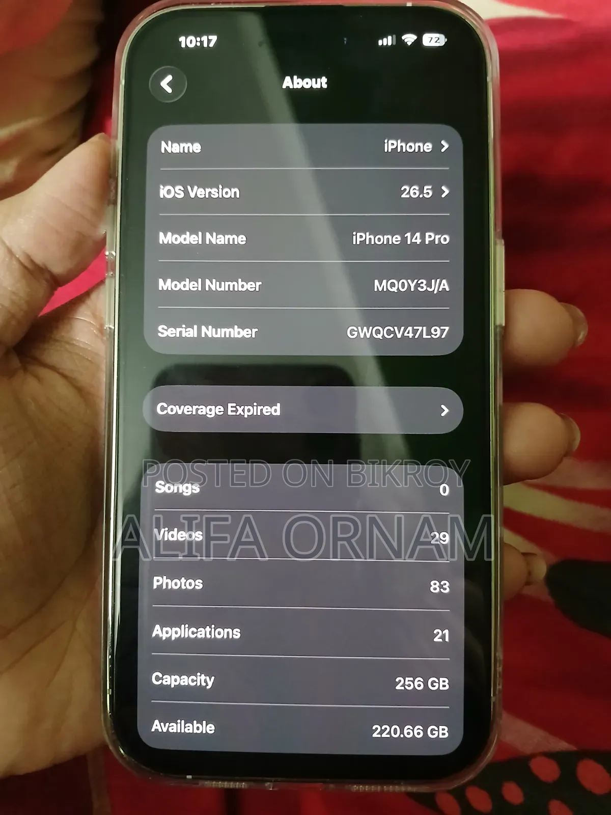 Apple iPhone 14 Pro 256 GB Silver