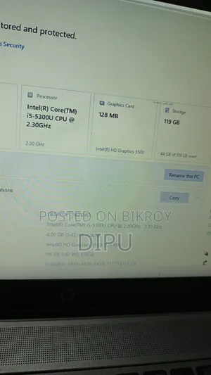 Laptop HP EliteBook 840 G6 4GB Intel Core i5 SSD 128GB