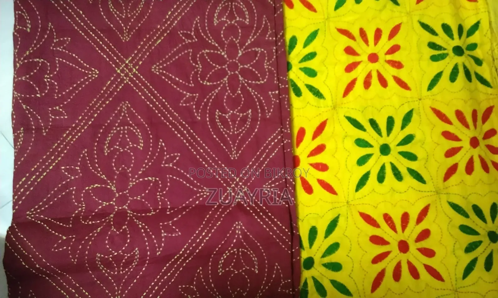 হাতের কাজ করা নকশিকাঁথা