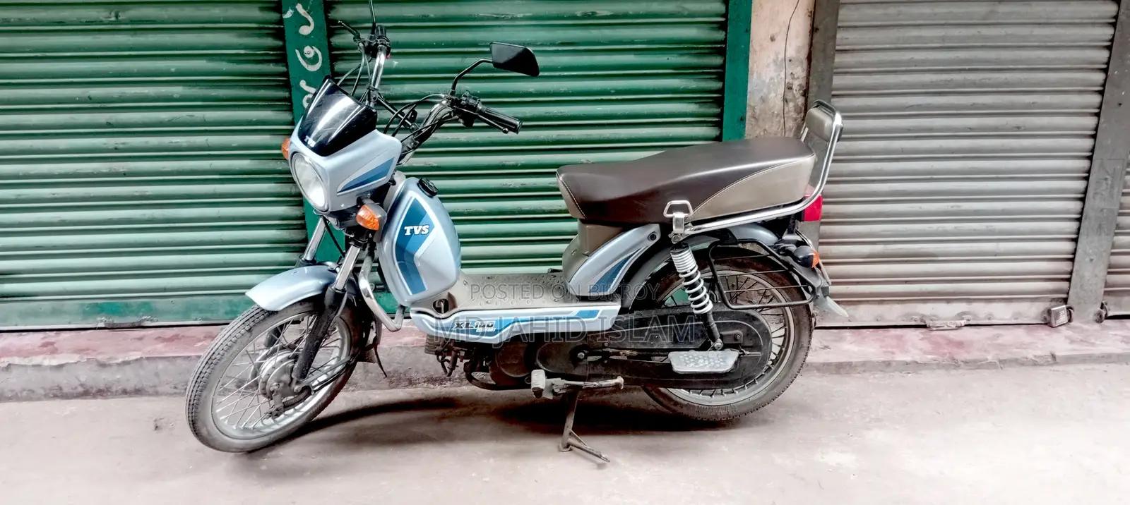 টিভিএস এক্সএল ১০০ আই-টাচ ২০২২ ব্লু