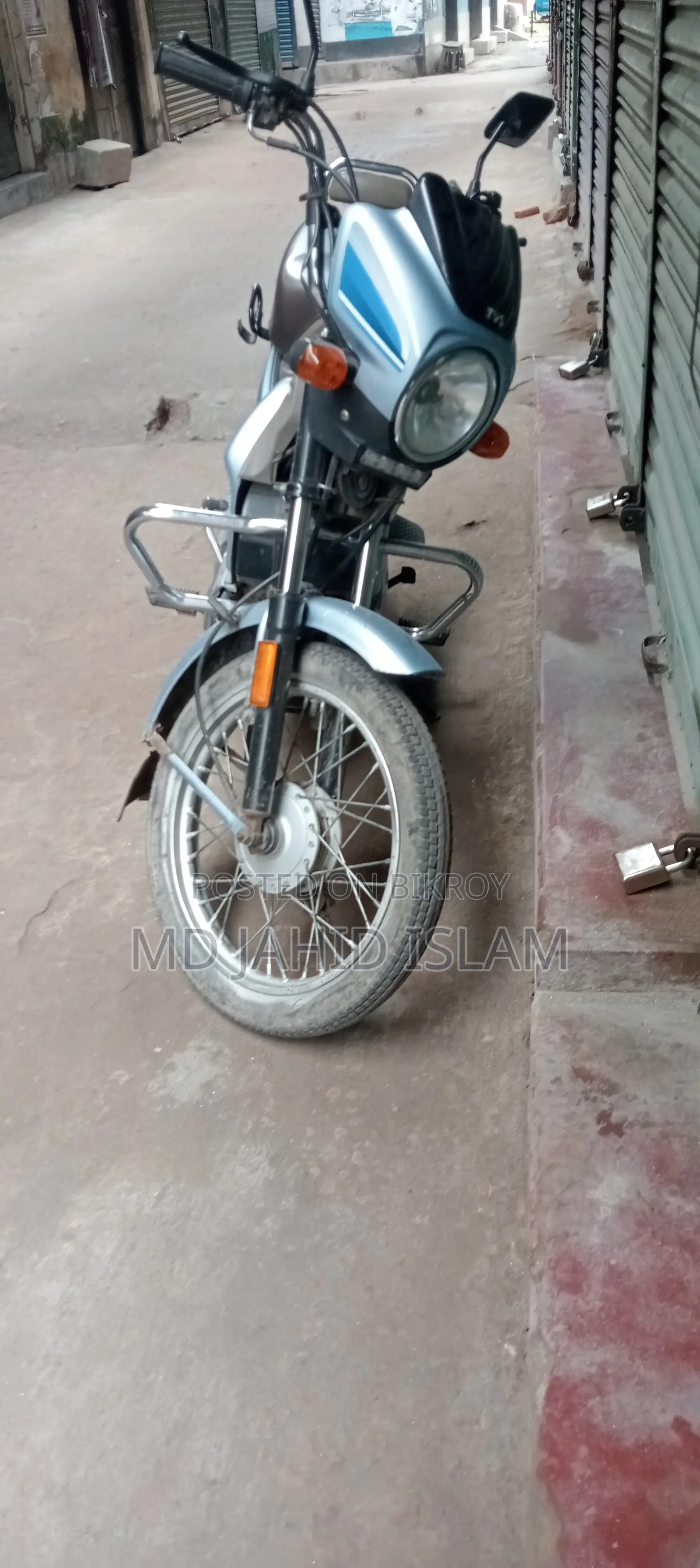 টিভিএস এক্সএল ১০০ আই-টাচ ২০২২ ব্লু