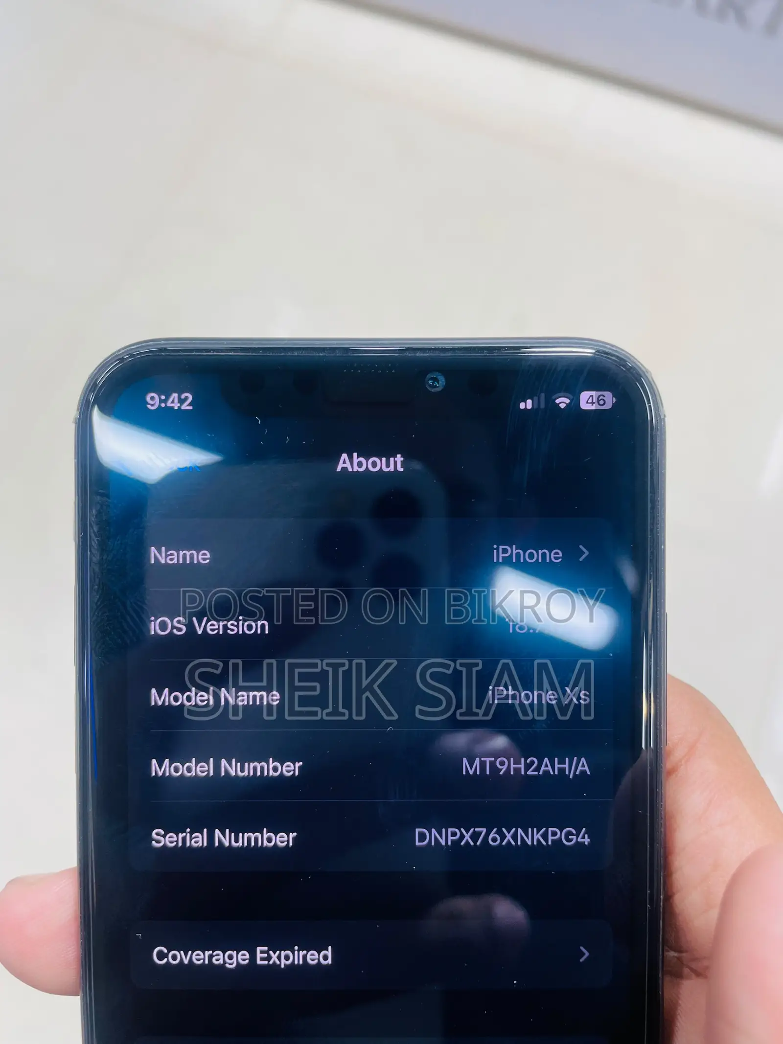 Apple iPhone XS 256 GB Black
