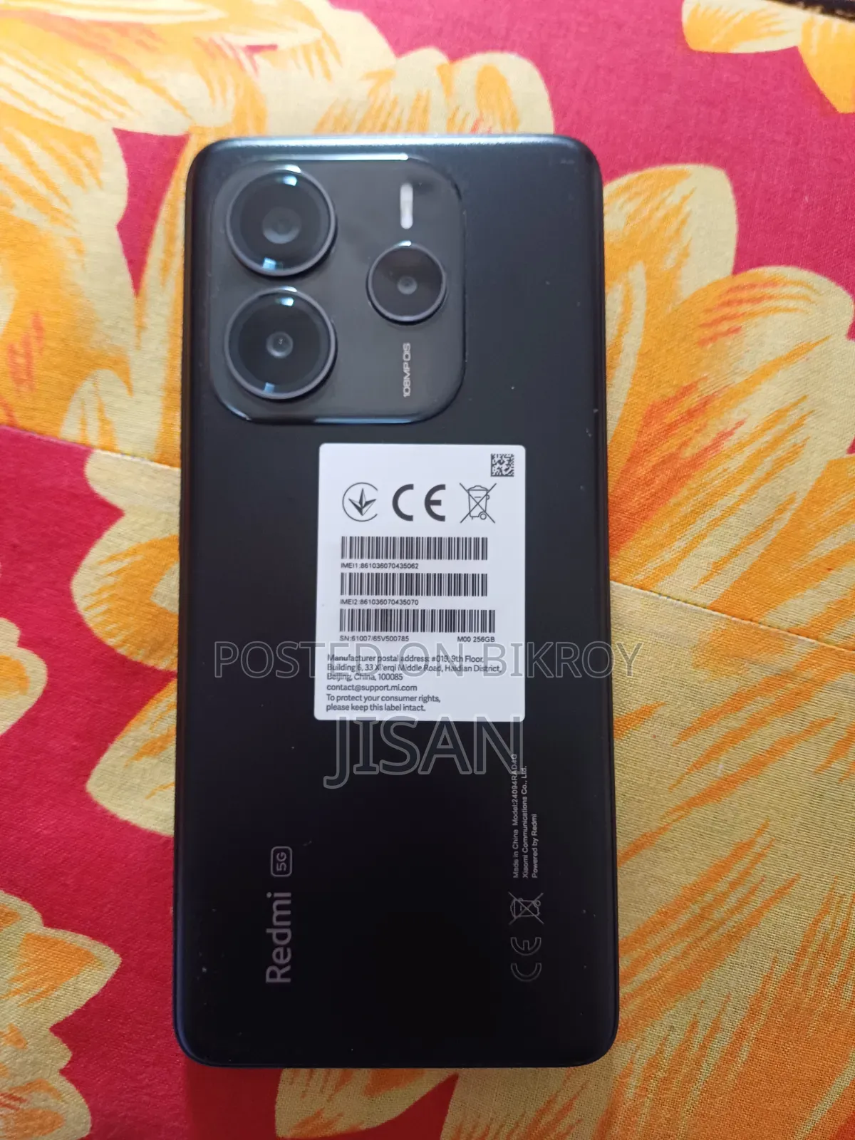 Xiaomi Redmi Note 14 5G 256 GB Black