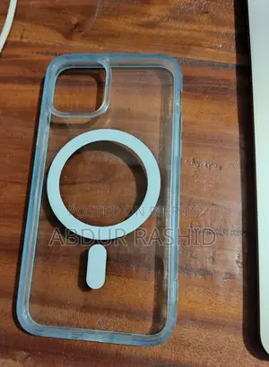 iPhone 11 Pro Anti-Yellow Case With Ocean Blue Border