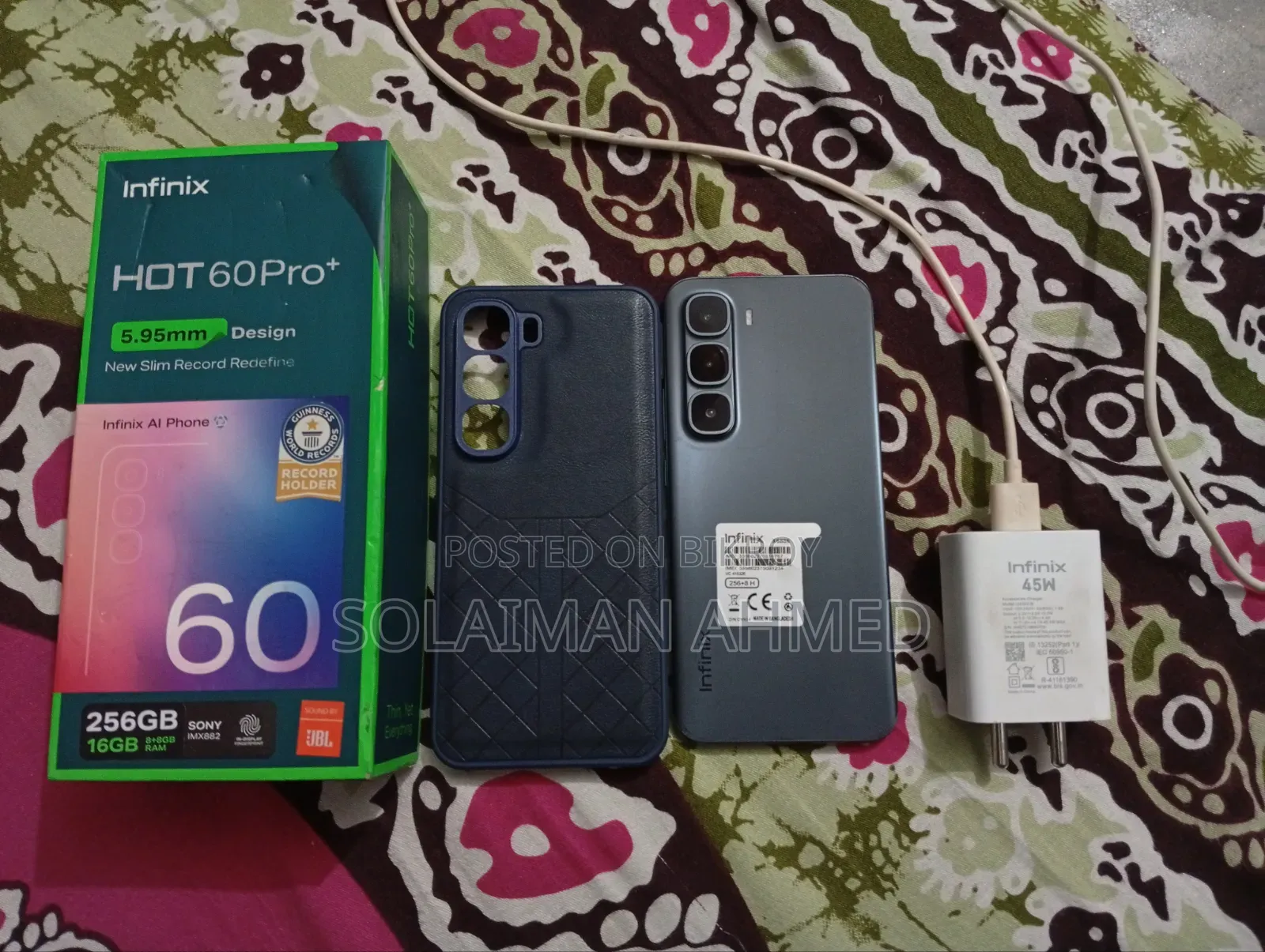 Infinix Hot 60 Pro+ 256 GB Black