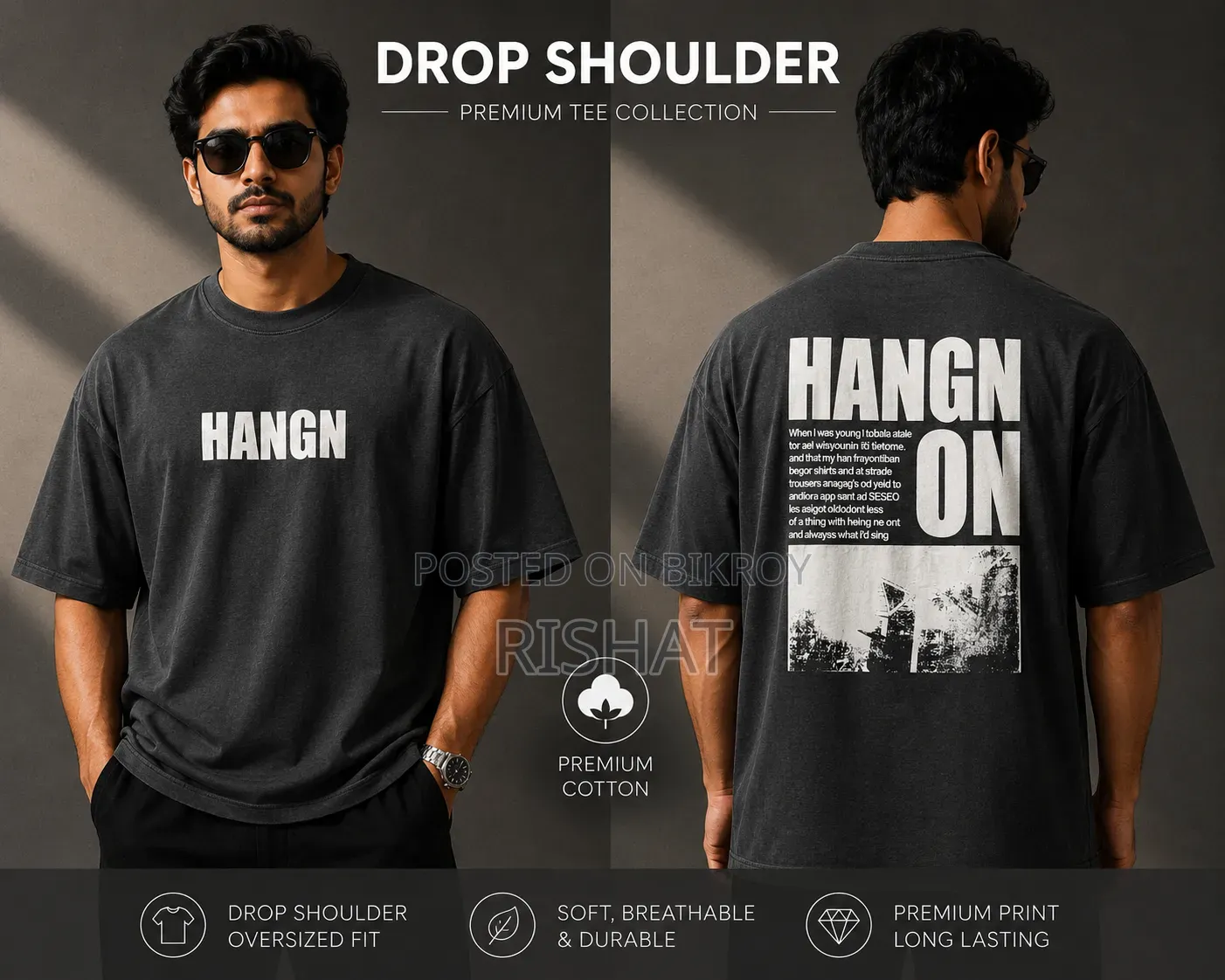 Premium Drop Shoulder