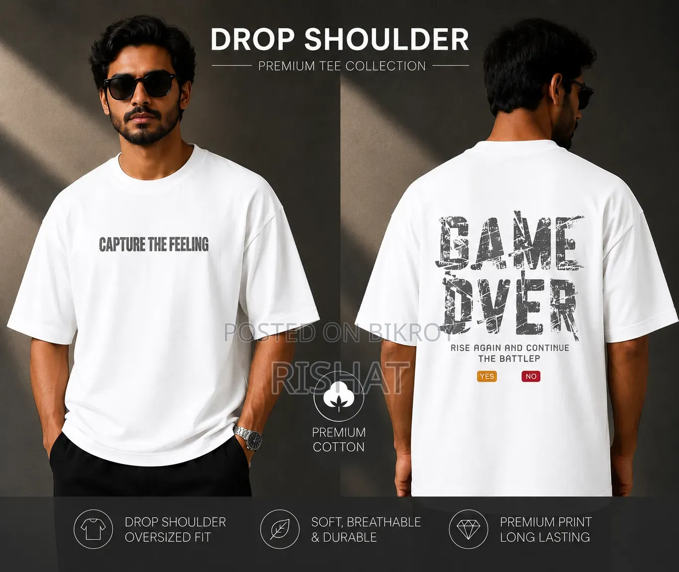 Premium Drop Shoulder
